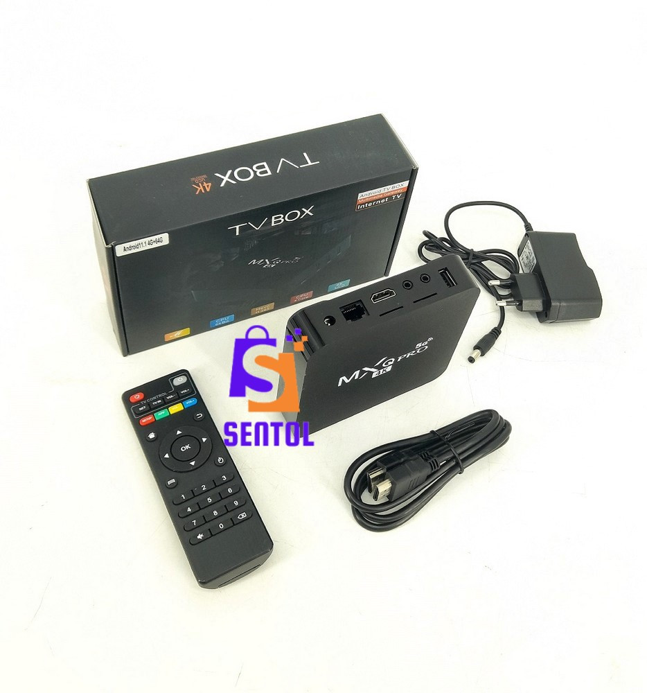 Android TV Box Android 11.1 4GB RAM 16GB ROM MXQ Pro 5G 4K