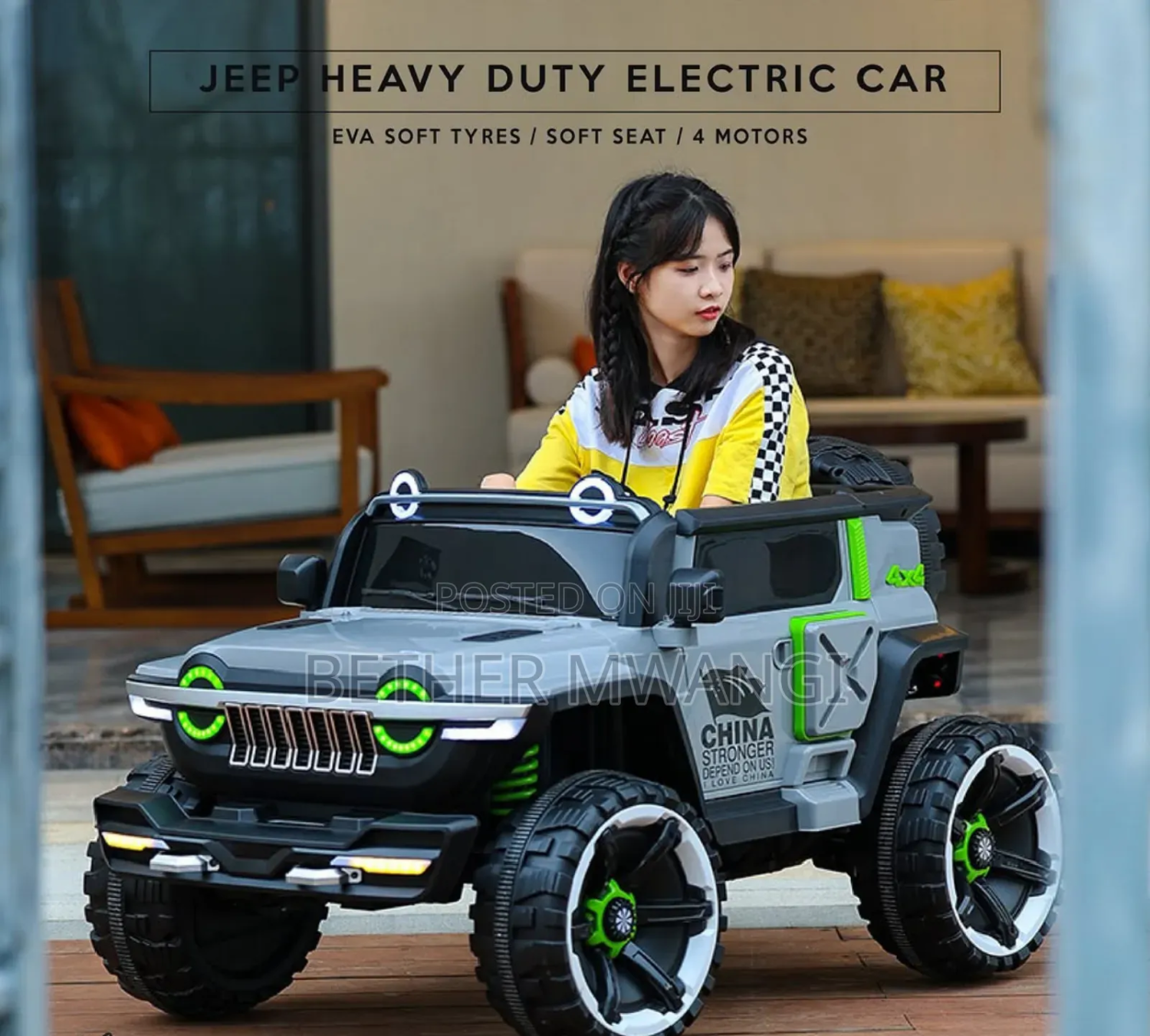 Jeep Heavy Duty Electric Car