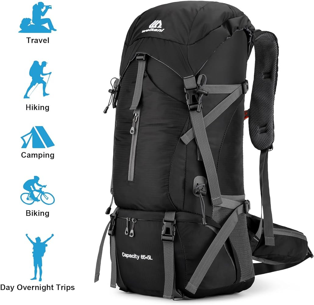 King'sGuard 100L Camping Hiking Backpack Molle Rucksack Military Camping Backpacking Daypack