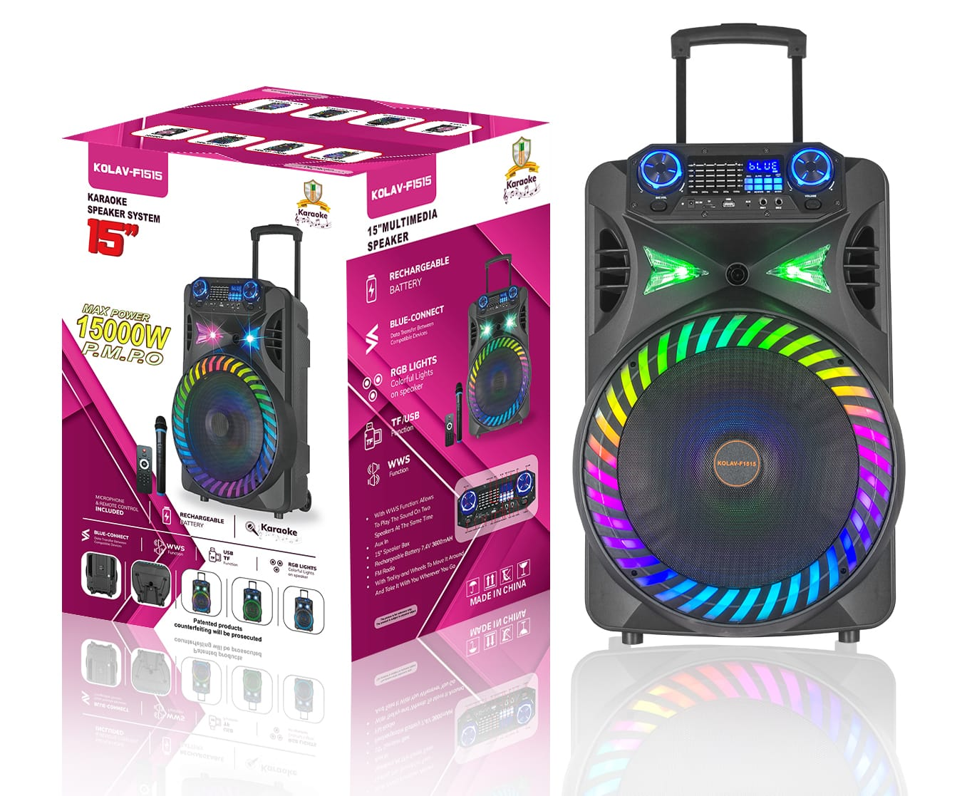 Karaoke 15" F-1515 Speaker