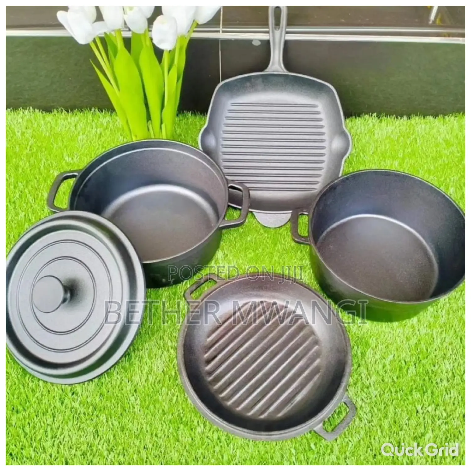 Heavy Duty Cast Iron Set