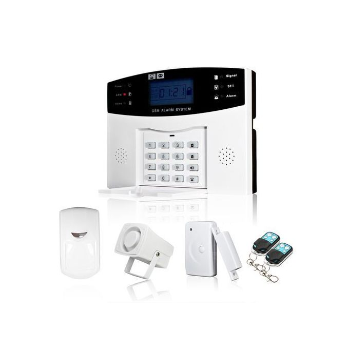 Wireless GSM SMS Home Burglar Security Alarm System