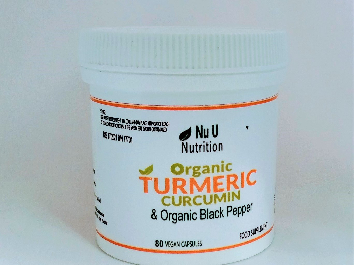 Turmeric curcumin with Black pepper capsules (80 capsules)) supplement