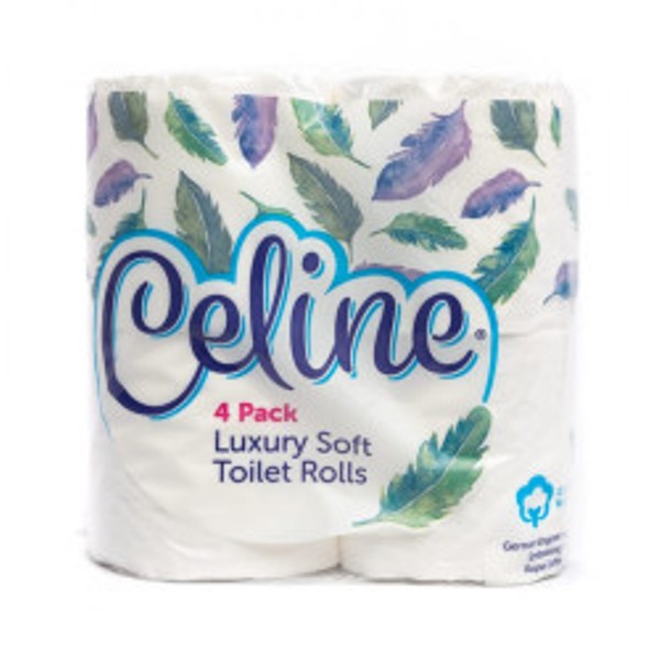Celine Luxury Toilet Tissue 4pk