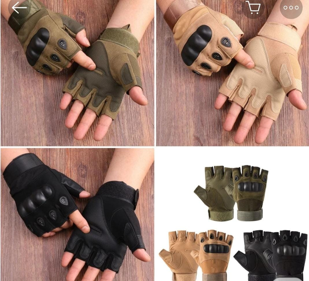 Gym, bikers high quality half-finger Gloves Jungle Green