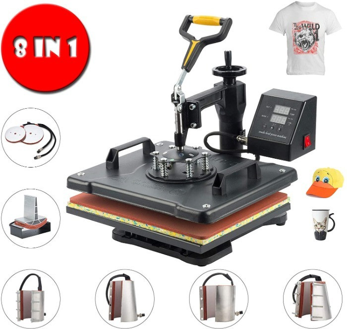 Heat Press Machine 360 Degree Swivel Heat Press