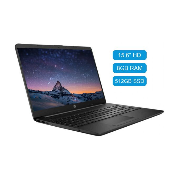 HP Notebook 15-Intel Celeron (N Series)-512GB SSD+8GB RAM-15.6"-Windows 11-Black