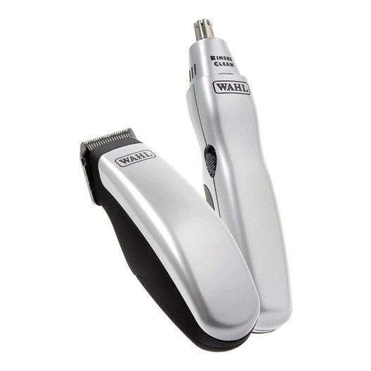 Wahl 9962-1816 Travel Kit Battery Operated Beard Trimmer and Nose/Ear Hair Trimmer