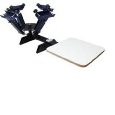 Screen Printing 4 Colors 1 Station