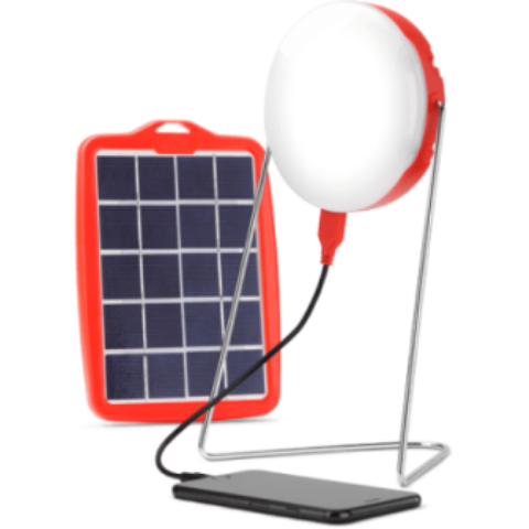 Dlight S200 USA Solar Powered Rechargeable LED Light with Mobile Charging Port