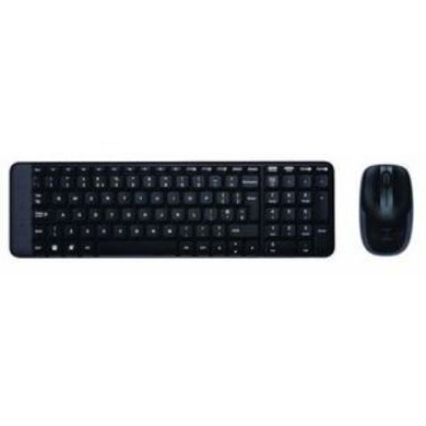 Logitech MK220 MOUSE AND KEYBOARD WIRELESS COMBO- BLACK