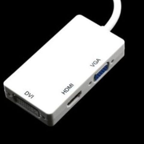 Mini DP to DVI VGA HDMI HDTV Adapter 3 in1 For Microsoft Surface Pro 3 2 1