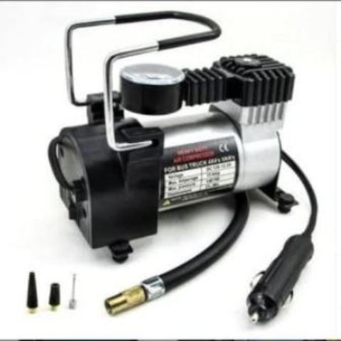 Car compressor/tyre inflator portable