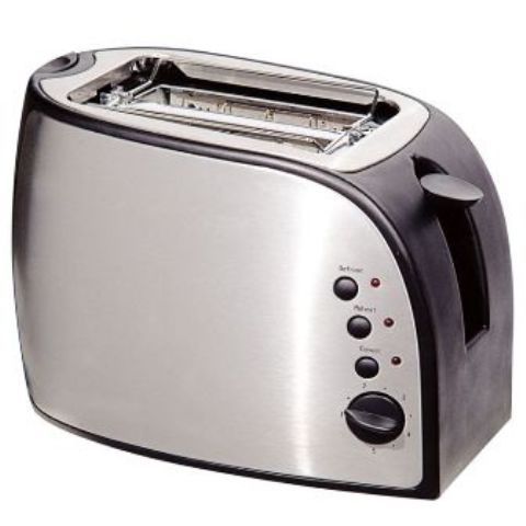 Ramtons 2 Slice Pop Up Toaster Stainless Steel- Rm/258