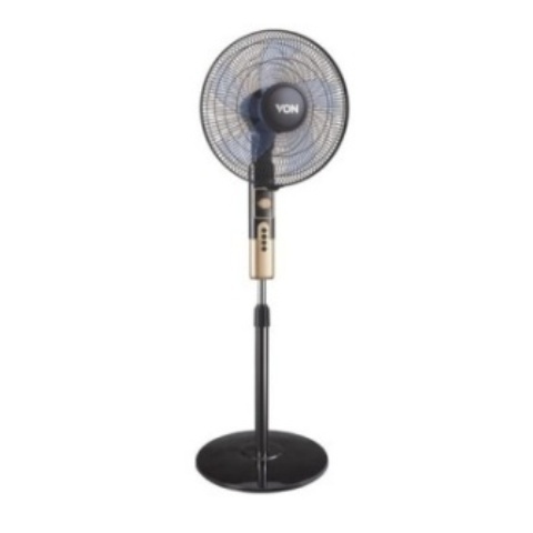 Von VSNJ6621K 16" Floor Standing Fan - Black