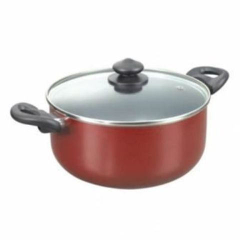 Ramtons Maroon 20cm Non-Stick Casserole 2h Ramtons Master Chef-Rt/104