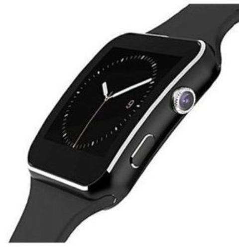 X6  Smart Watch Phone MTK6260 0.3MP Camera  Black