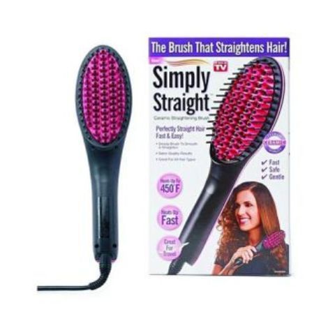 Simply Straight Hair Brush Straightener