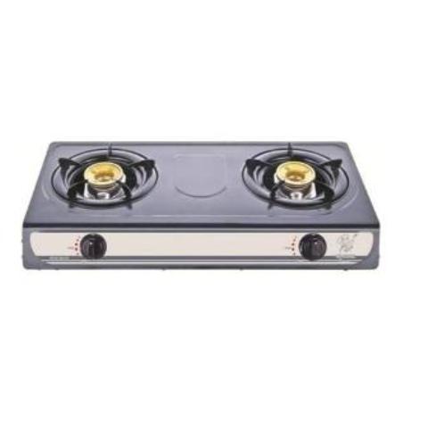 2 burner metallic gas cooker