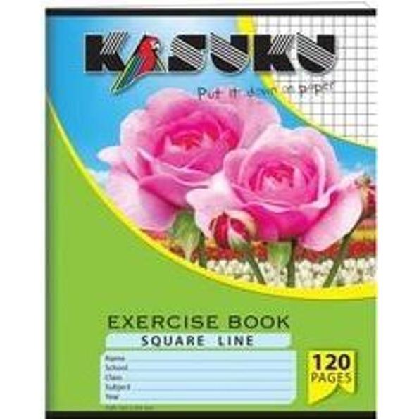 Kasuku Superior Exercise Book Square Line 120 Pages Chip Board