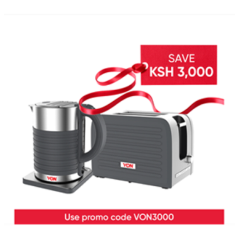 Von Premium Kettle + Toaster Bundle 5