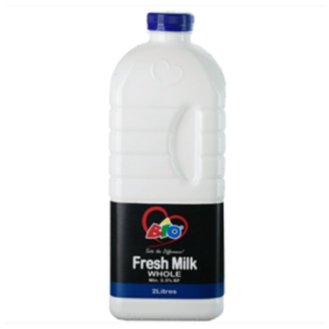 Bio Whole Fresh Milk 2ltrs