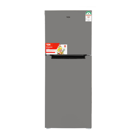 Von VART-27NHS Double Door Fridge 216L - Silver