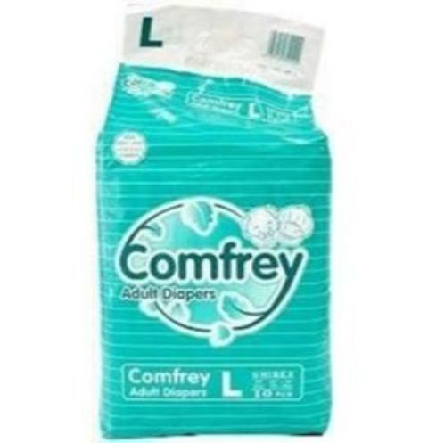 Comfrey Adult Diapers XL Hip Size 127-165 cm 10 Pieces