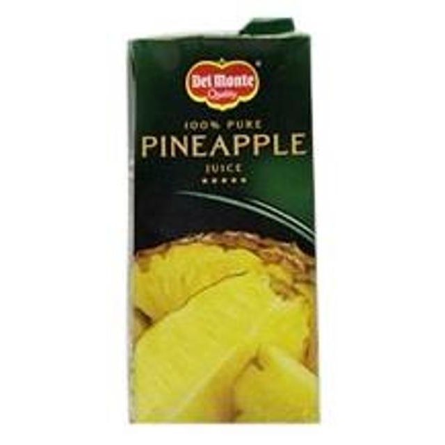Del Monte 100 Percent Pure Pineapple Juice 1 Litre