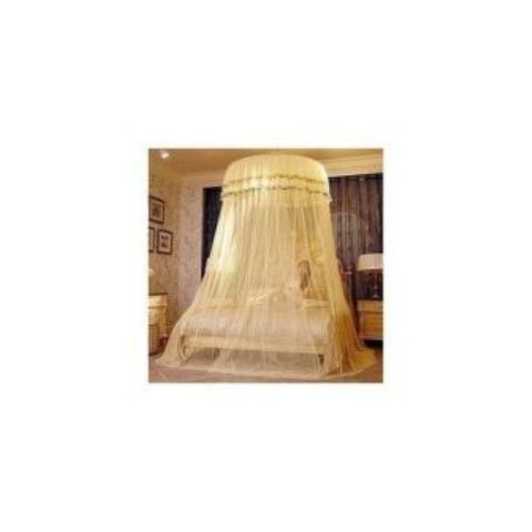 Fashion Round Top Mosquito Net Cream White