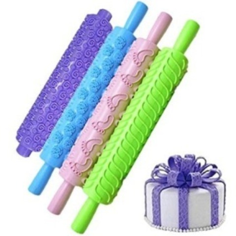 Decorative  cake rolling pin