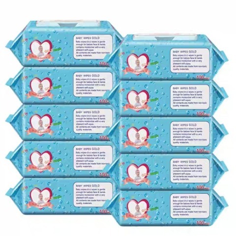 Baby Wipes,Unscented Value Pack (10 Packs of 100 Wipes)