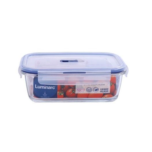 Luminarc P3548 Pure Box Flat Rim Rectangular - 122cl