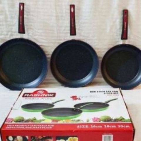 3 piece set cooking nonstick pans