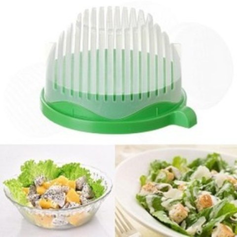 Salad cutter bowl