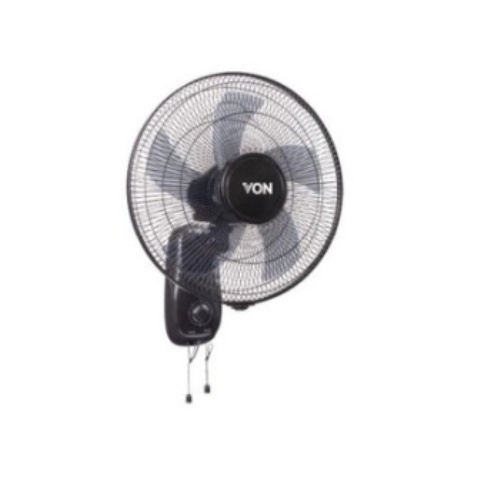 Von VSNJ6610K 16" Wall Fan - Black