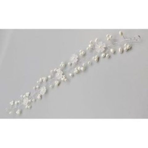 Pearl Bohemian Crystal Hair Vine Bridal