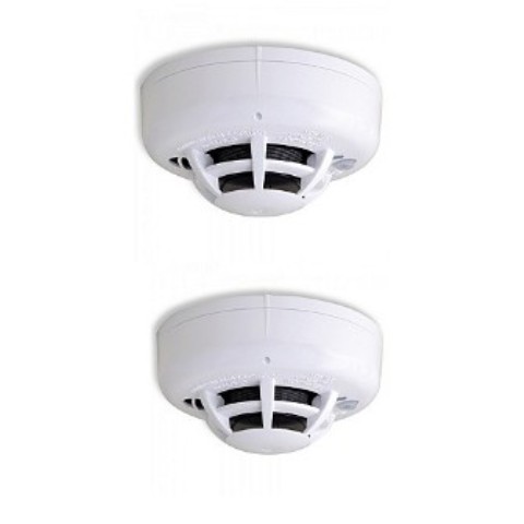 Wireless optical & heat fire detector