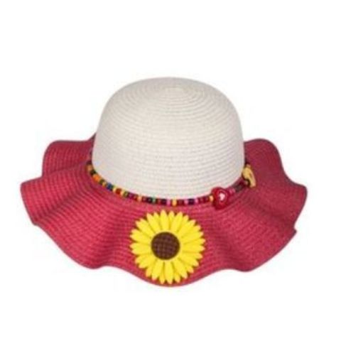 Kids Large Brim Beach Hats