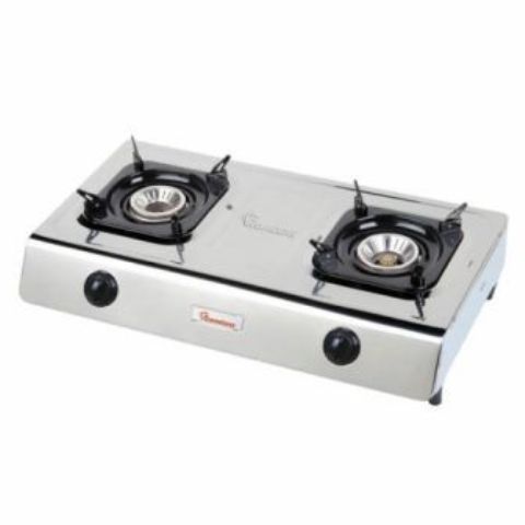 Ramtons Gas Cooker 2 Burner Teflon- Rg/518