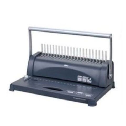 Office Comb Spiral Binder Machine - Dark Grey