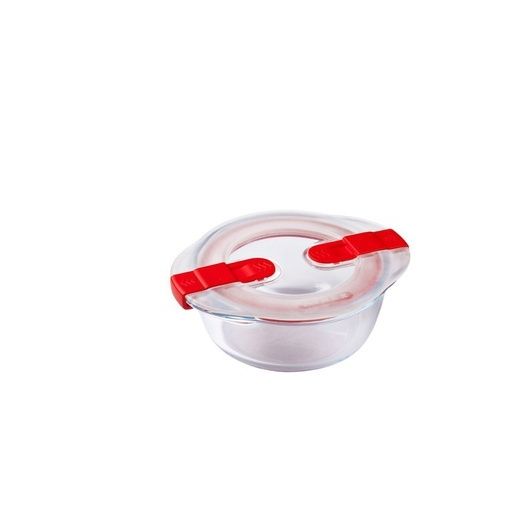 Pyrex Cook & Heat Round Dish + Lid 14x12cm