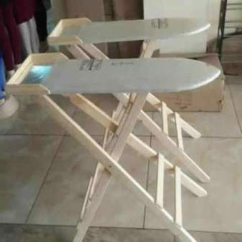 Wooden ironing board