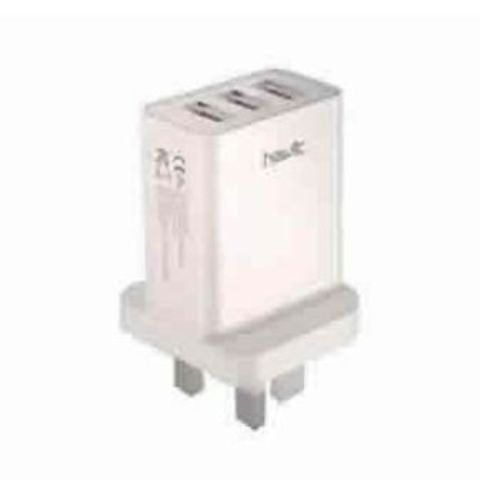 Havit 5V/3.1A Three USB Travel Charger  White