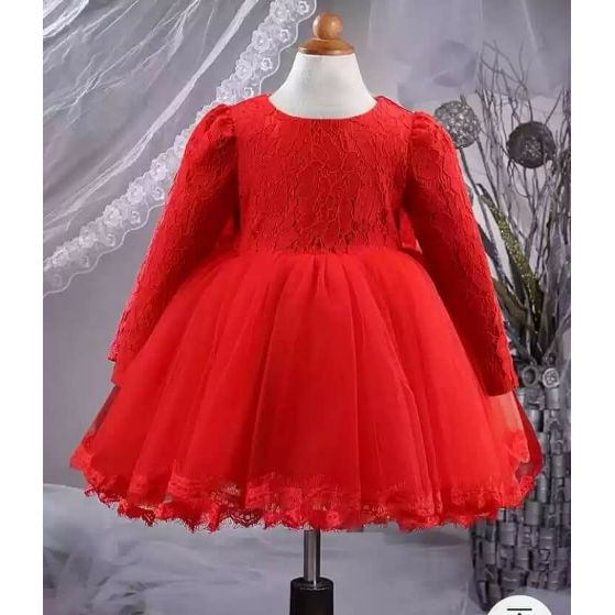 Girl's long sleeve dress