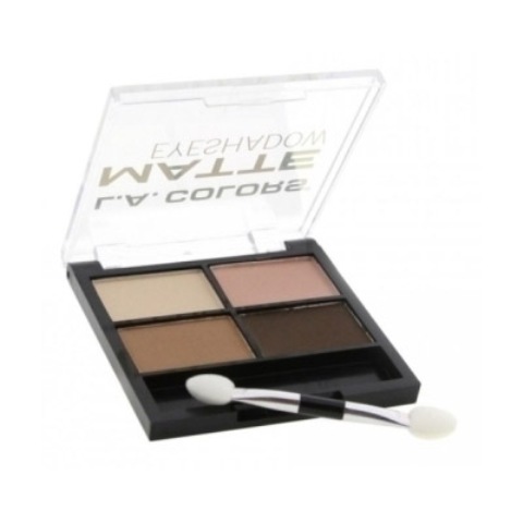 La Colors 4 Color Matte Eyeshadow Mattifying CEM481