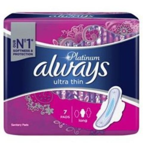 Always Ultra Thin Platinum Long 7’s Pads