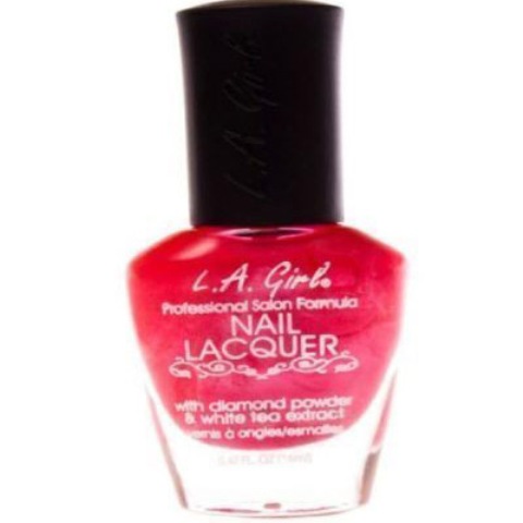 LA Girl Feather Frenzy Nail Polish Pink Fizz  -GNL350