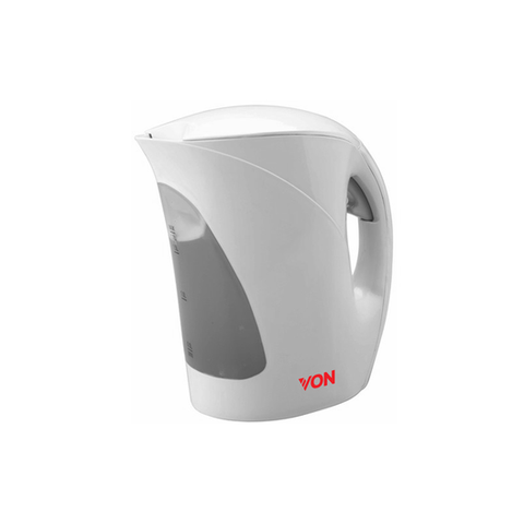 Von HK117FW/VSKC17BFW Plastic Kettle 1.7L, Corded - White