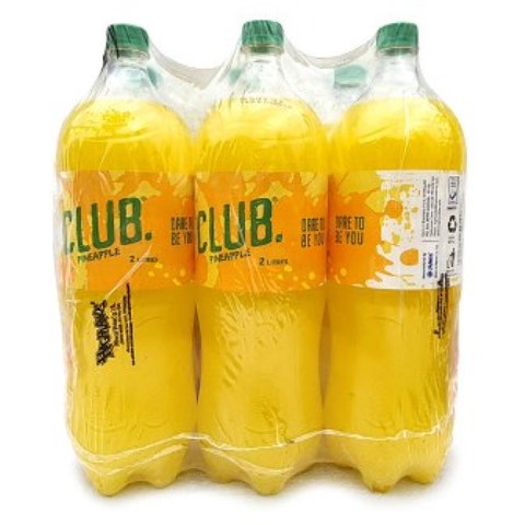Club Soda Pineapple 2ltr x 6pcs
